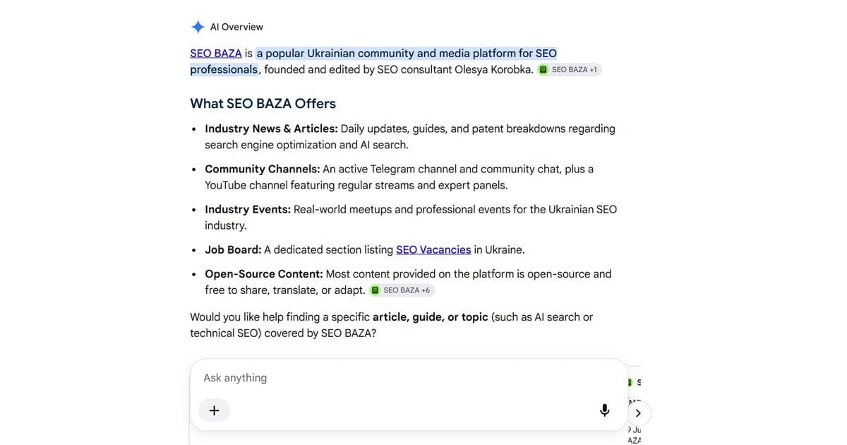 AI Overviews тепер розгортаються у повну відповідь AI Mode