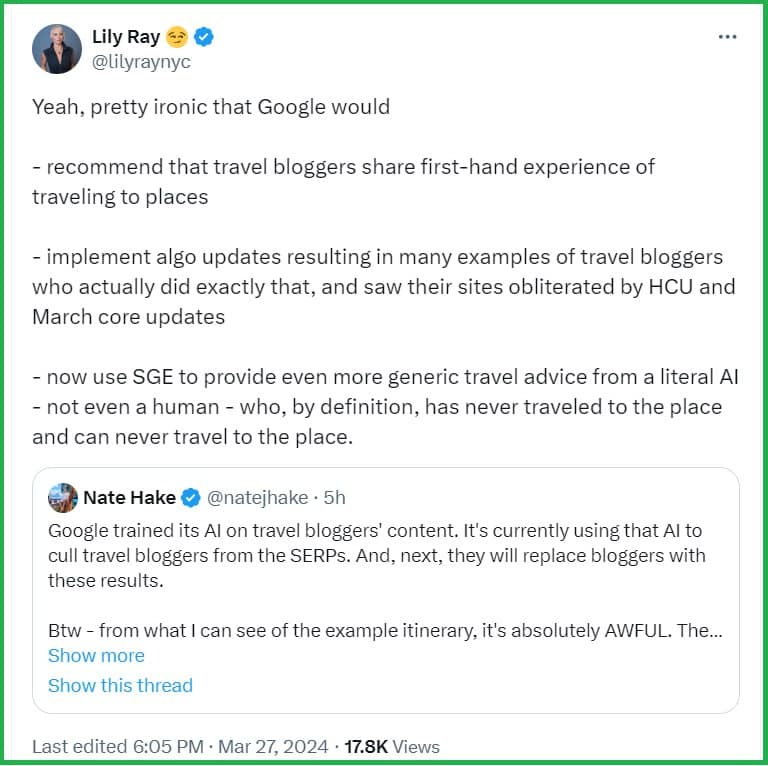 Сьогодні Google випустив декілька статей, одна з яких про 6 способів подорожувати цього літа…