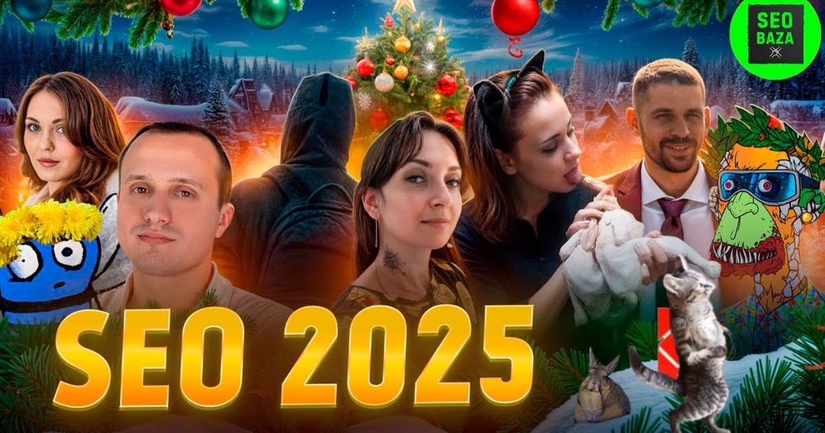 Обкладинка відео SEO 2025 від SEO Baza
