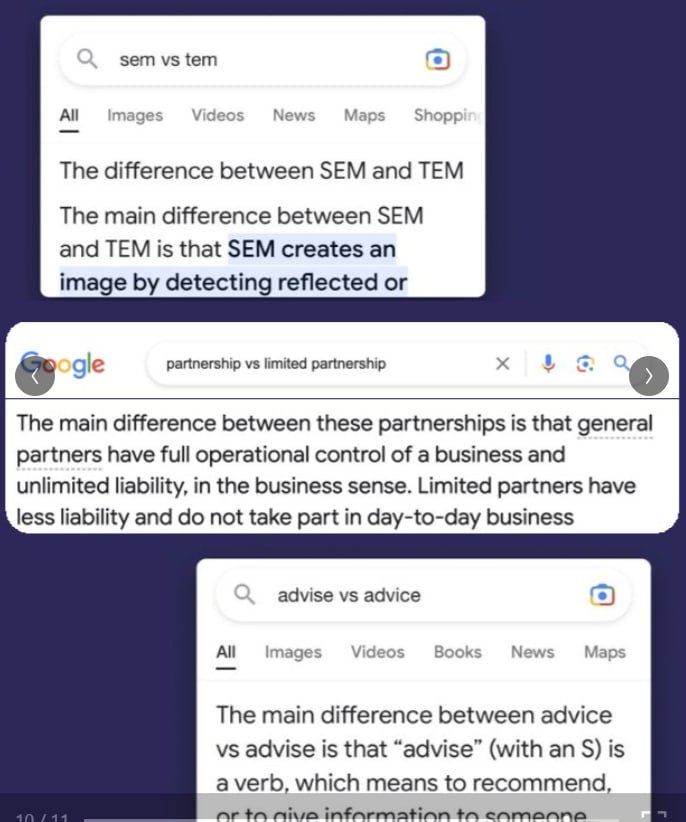 Як отримати featured snippet — блок з відповіддю в Google під запит з vs?