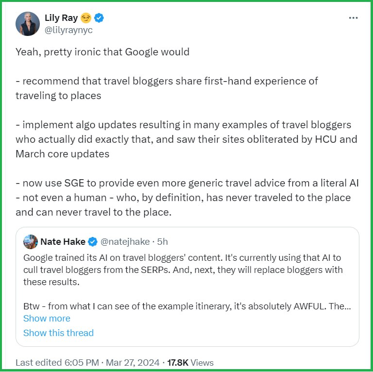 Сьогодні Google випустив декілька статей, одна з яких про 6 способів подорожувати цього літа…